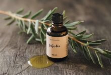 jojoba oil bottle